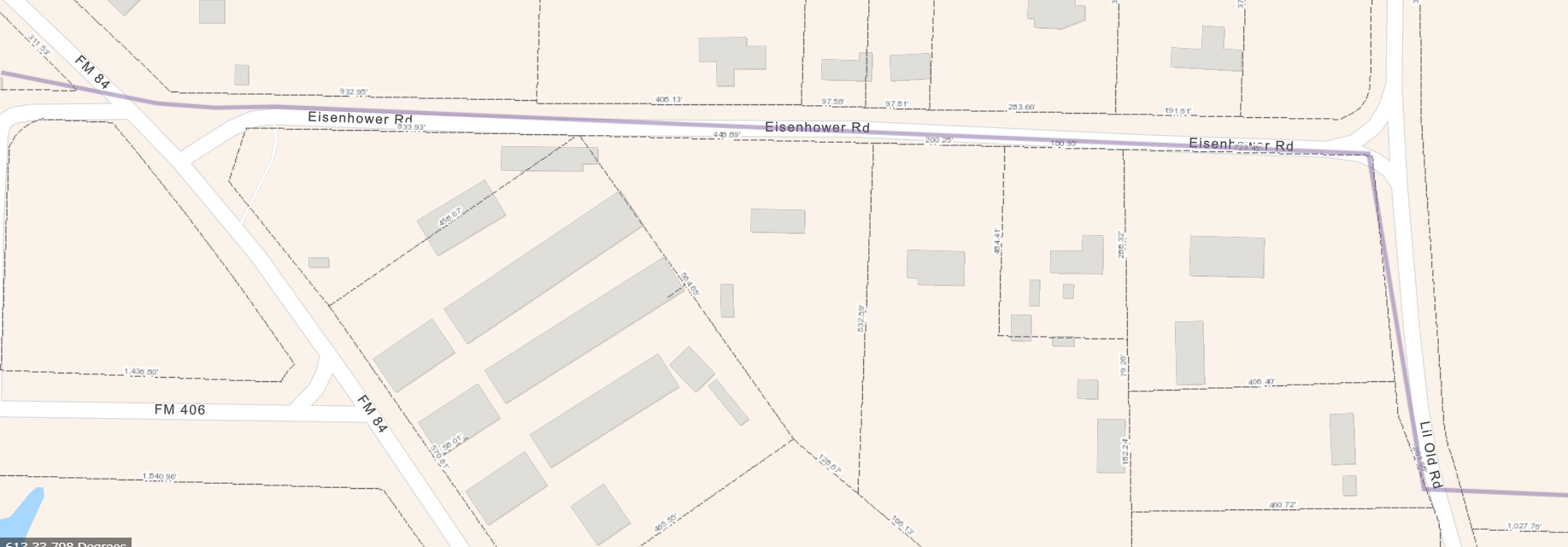 NWDD BP 1 - Lil Ole Road and Eisenhower Road