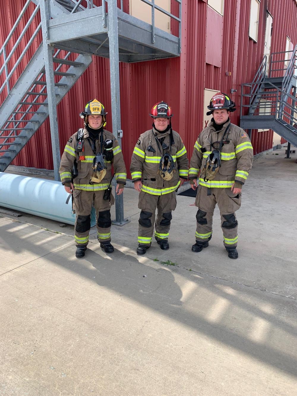3 firefighters