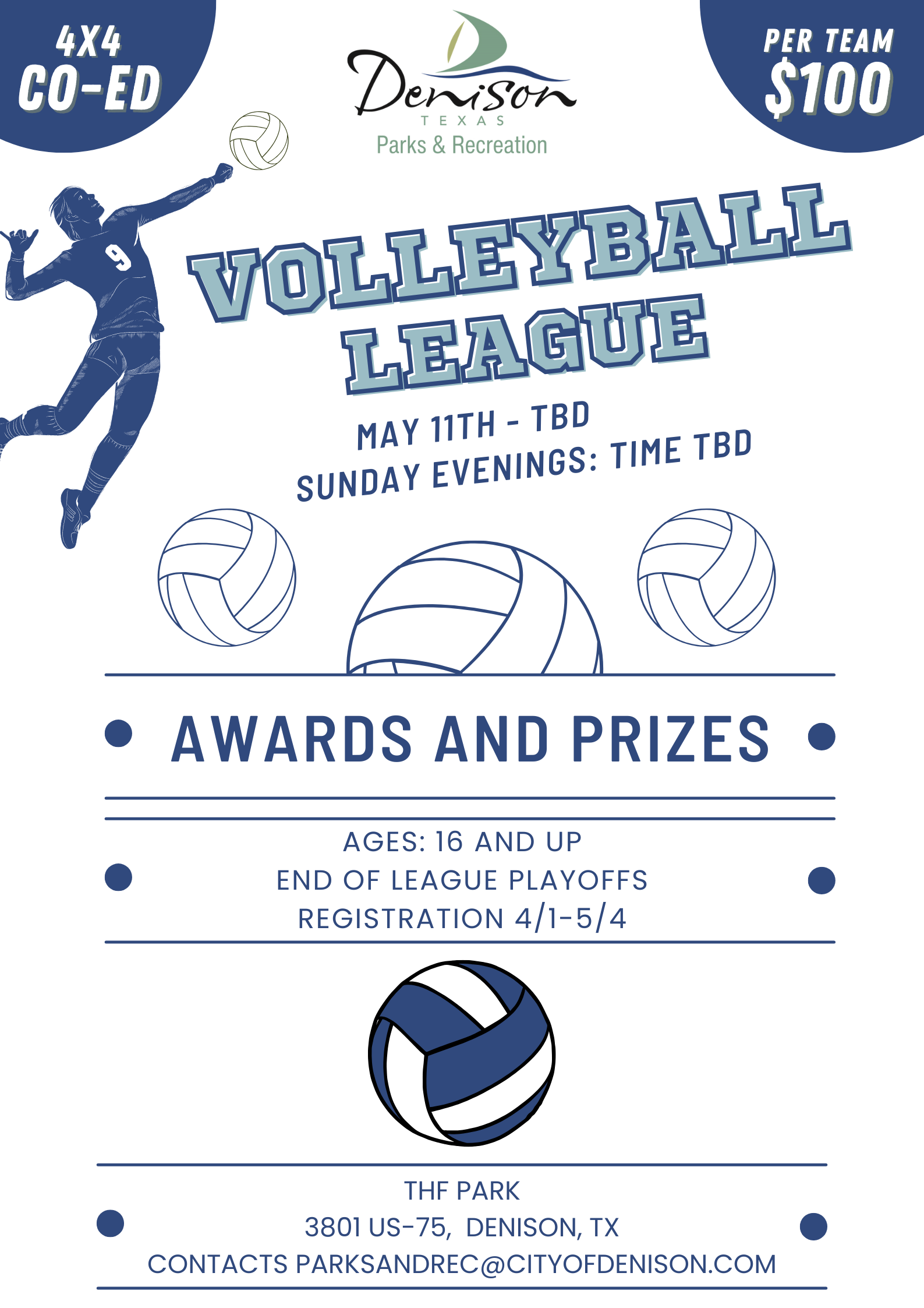 Sand Volleyball League