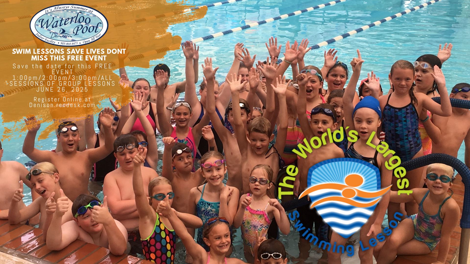 World's Largest Swimming Lesson