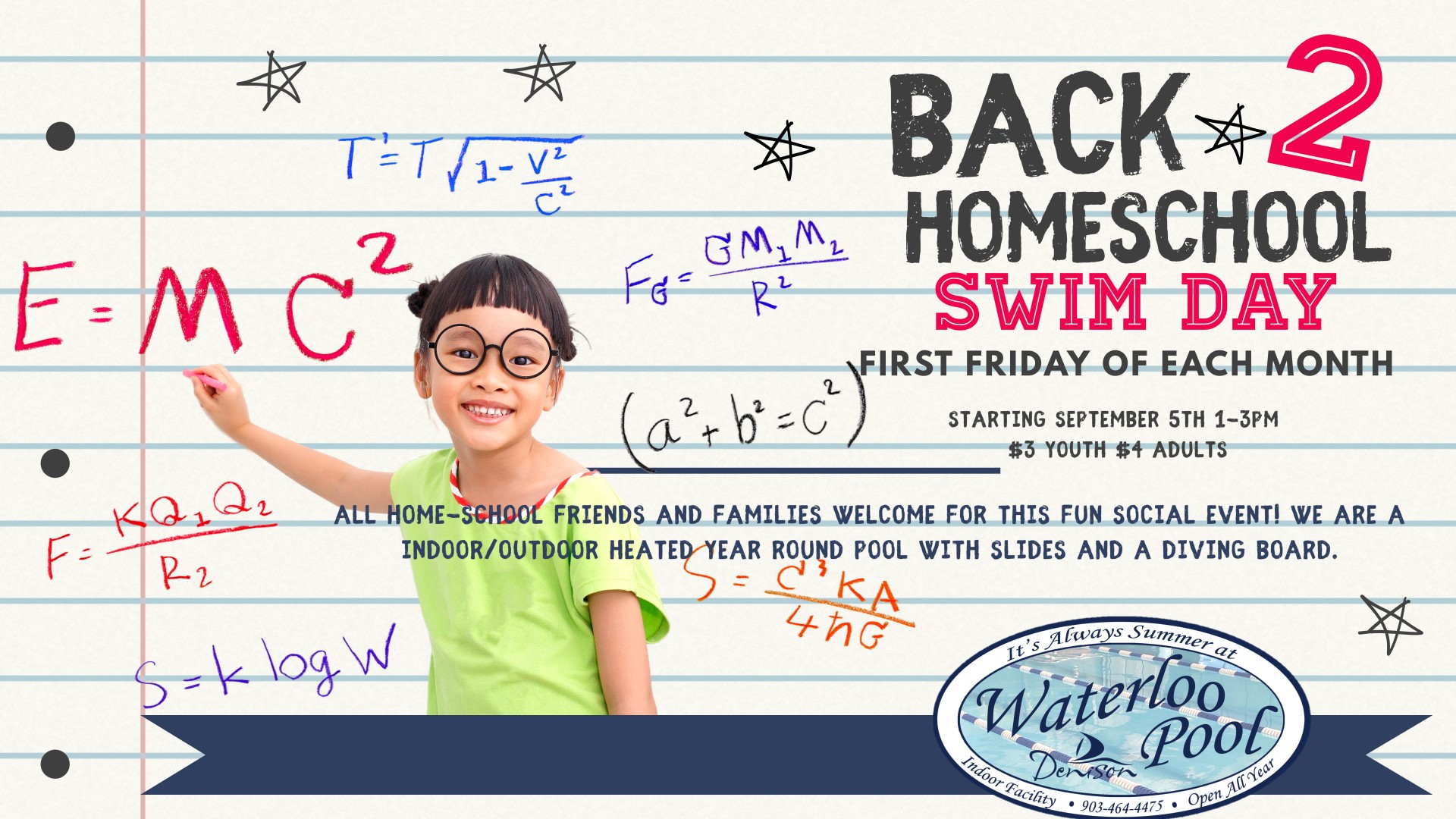 HOMESCHOOLopenswimday