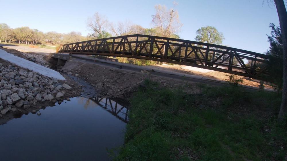Pedestrian Bridge over water