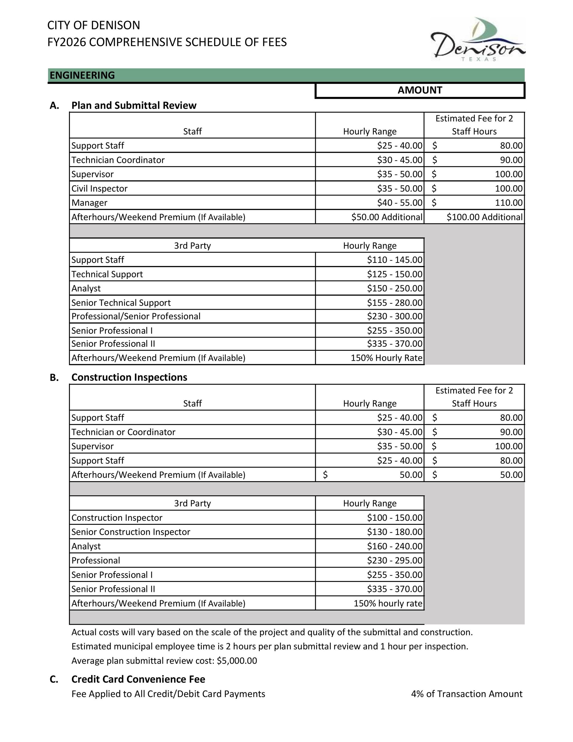 ENG ONLY FY2026 Comp Fee Schedule FINAL