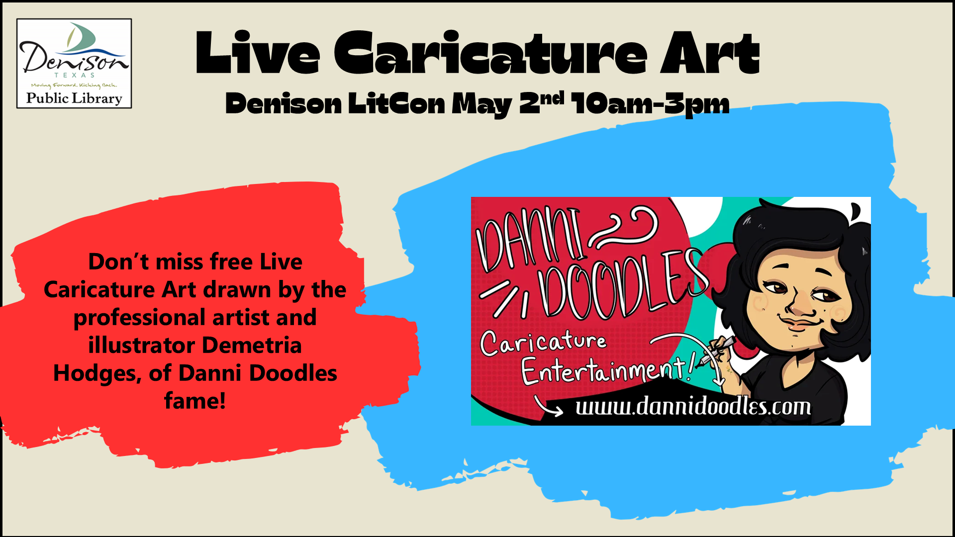 Slide 2 (Live Caricature Art)