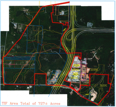 Tax Increment Reinvestment Zone Number One map