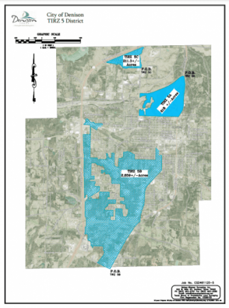 Tax Increment Reinvestment Zone Number Five map