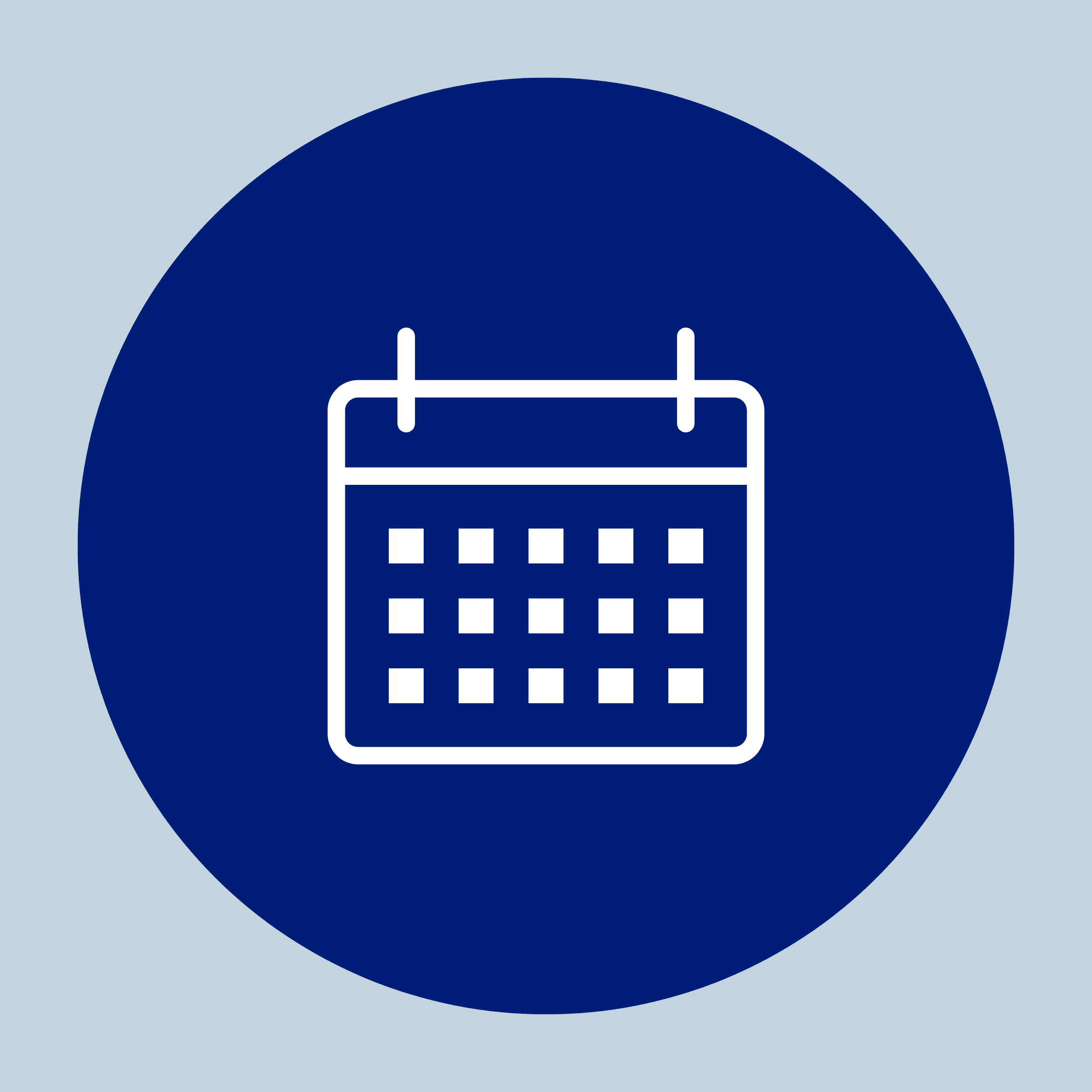 Purple Monthly Calendar Schoology Button