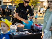 Officer Molina at National Night Out